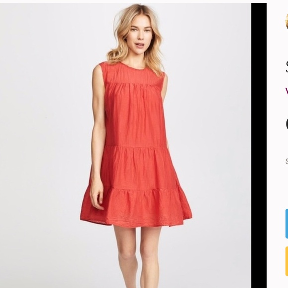 Velvet by Graham and Spencer Shanelle Dress Cotton Silk - Picture 1 of 4